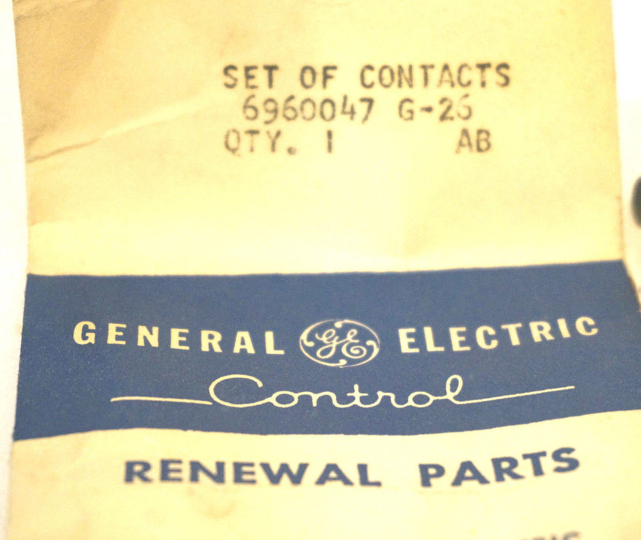 3 NEW GE GENERAL ELECTRIC REPLACEMENT CONTACT KIT 6960047G26 