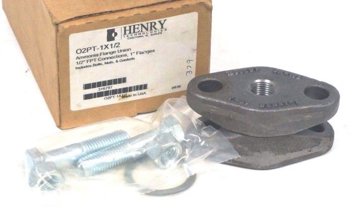 New Henry Technologies O2pt-1x1 2 Ammonia Flange Union - Sb Industrial 