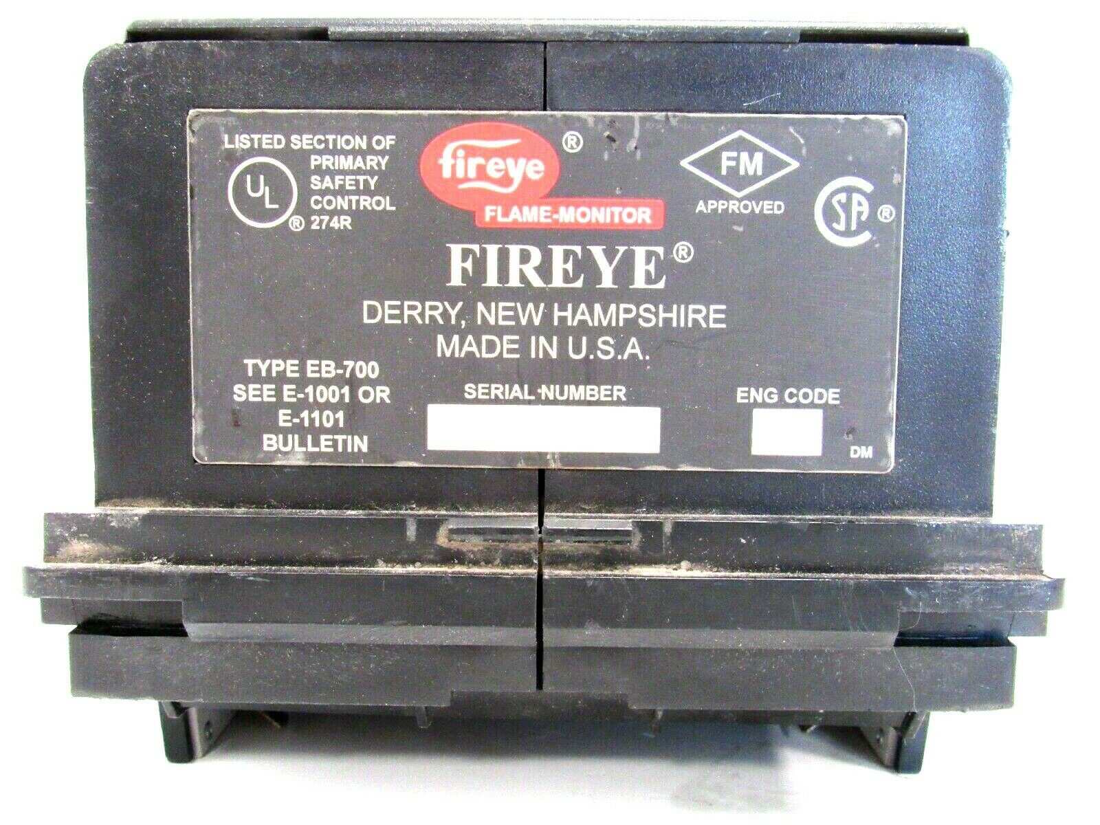 Fireye EB 700 Burner Control Complete system ED500,EP160,EUV1 