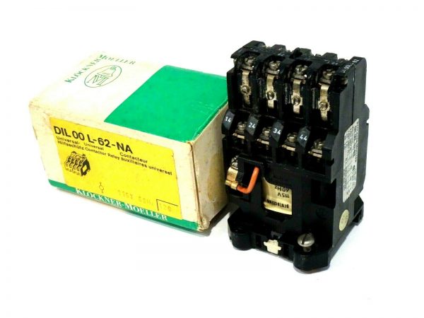 3 USED DIL00L 62  Klockner Moeller contactors 