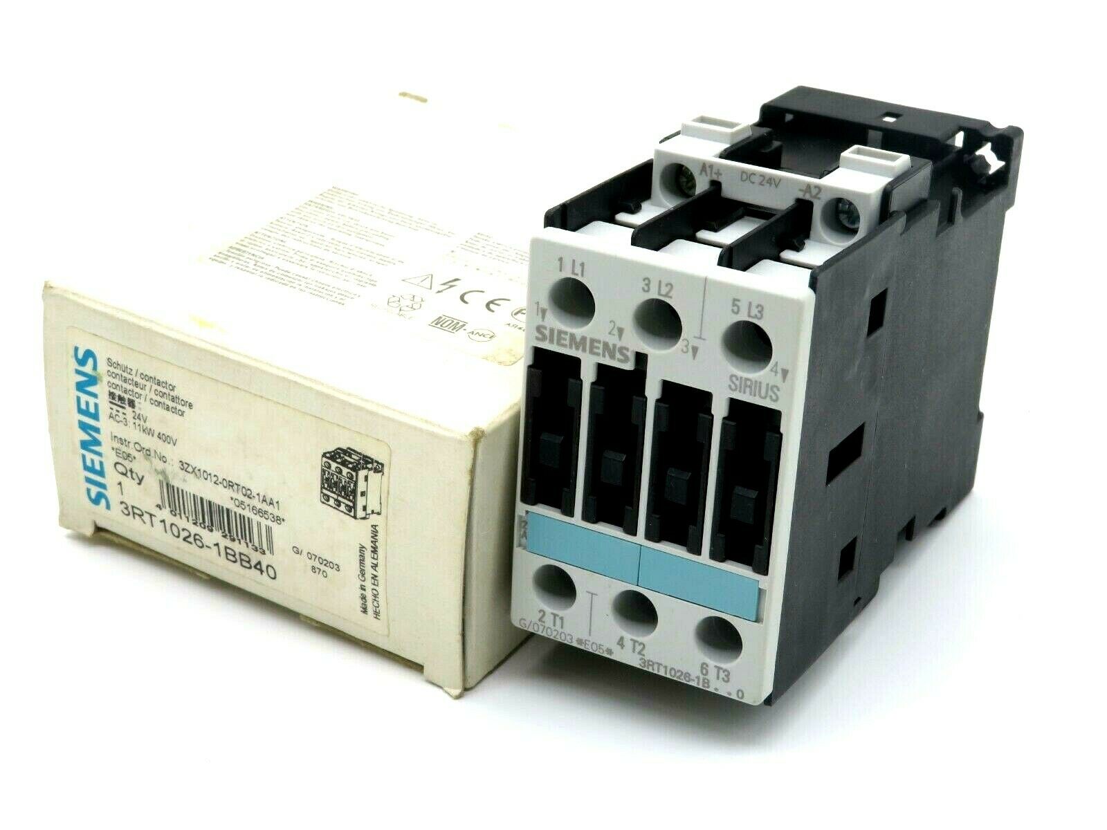 1pcs New Siemens Contactor 3RT1026-1BB40 3RT10261BB40 In Box 3RT1 026-1BB40 