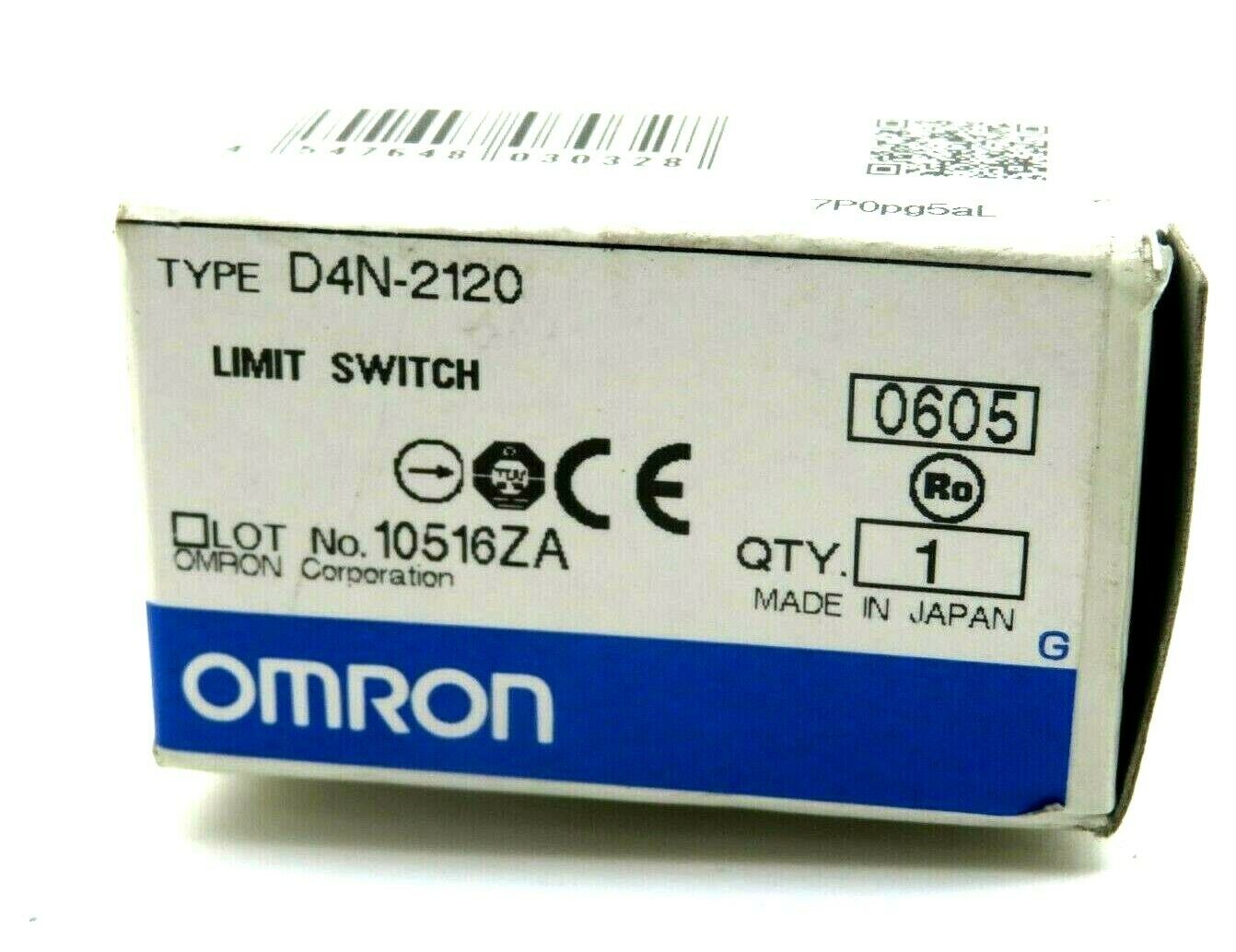 NEW OMRON D4N-2120 LIMIT SWITCH D4N2120 – SB Industrial Supply, Inc.