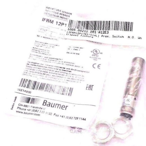 NEW SEALED BAUMER IFRM 12P1701/S14L PROXIMITY SWITCH IFRM12P1701S14L – SB  Industrial Supply, Inc.