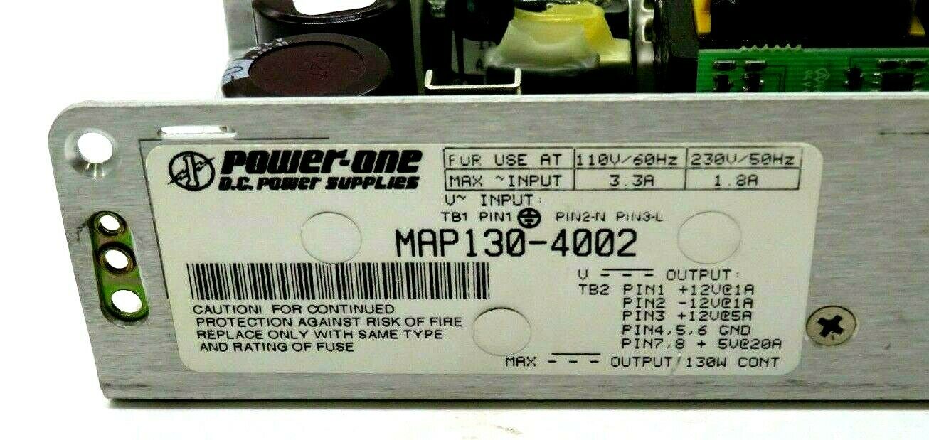 Details about   POWER-ONE MAP130-4002 Power Supply 130W 