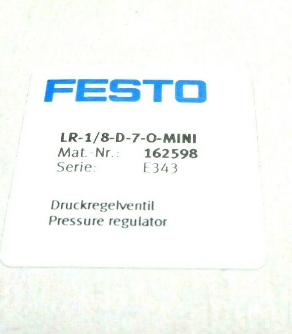 FESTO-LR-1/8-D-0-MINI INR-192304 DRUCKREGELVENTIL NEU 