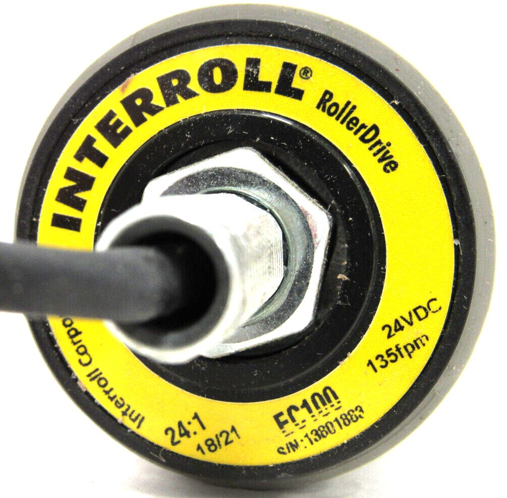 NEW INTERROLL EC100 ROLLER DRIVE 24VDC 24:1 135FPM - SB Industrial ...