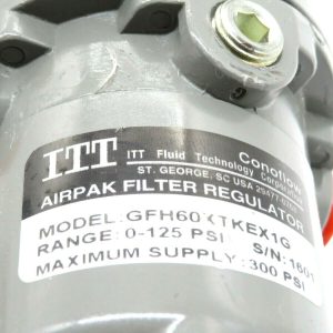 New Surplus ITT Conoflow GFH60 Filter Regulator 