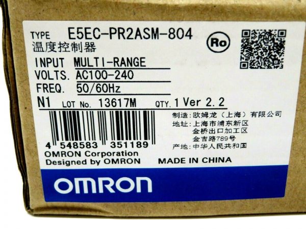 NEW OMRON E5EC-PR2ASM-804 DIGITAL CONTROLLER 50/60HZ E5ECPR2ASM804