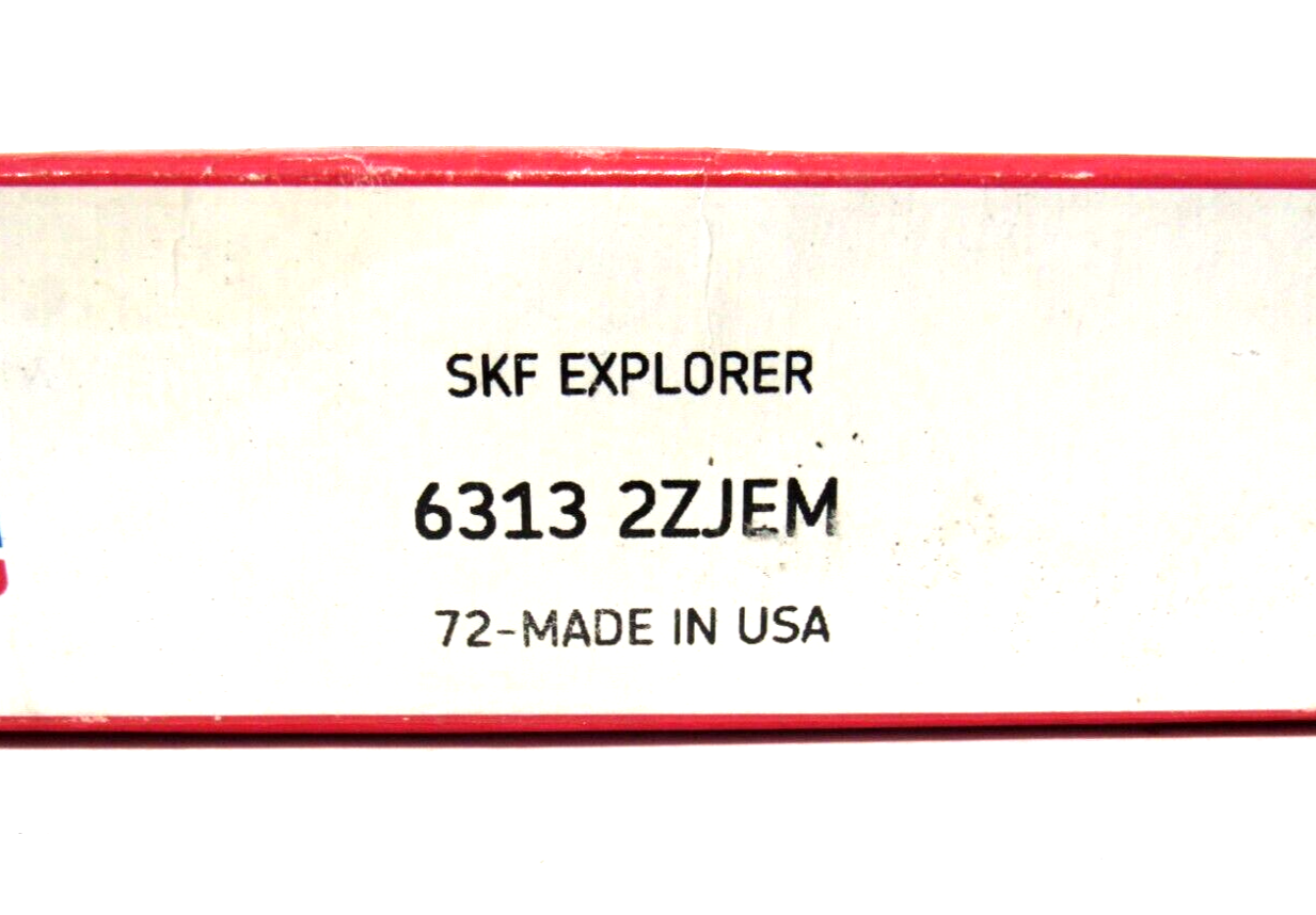 NEW SKF 6313 2ZJEM BALL BEARING 63132ZJEM - SB Industrial Supply, Inc.