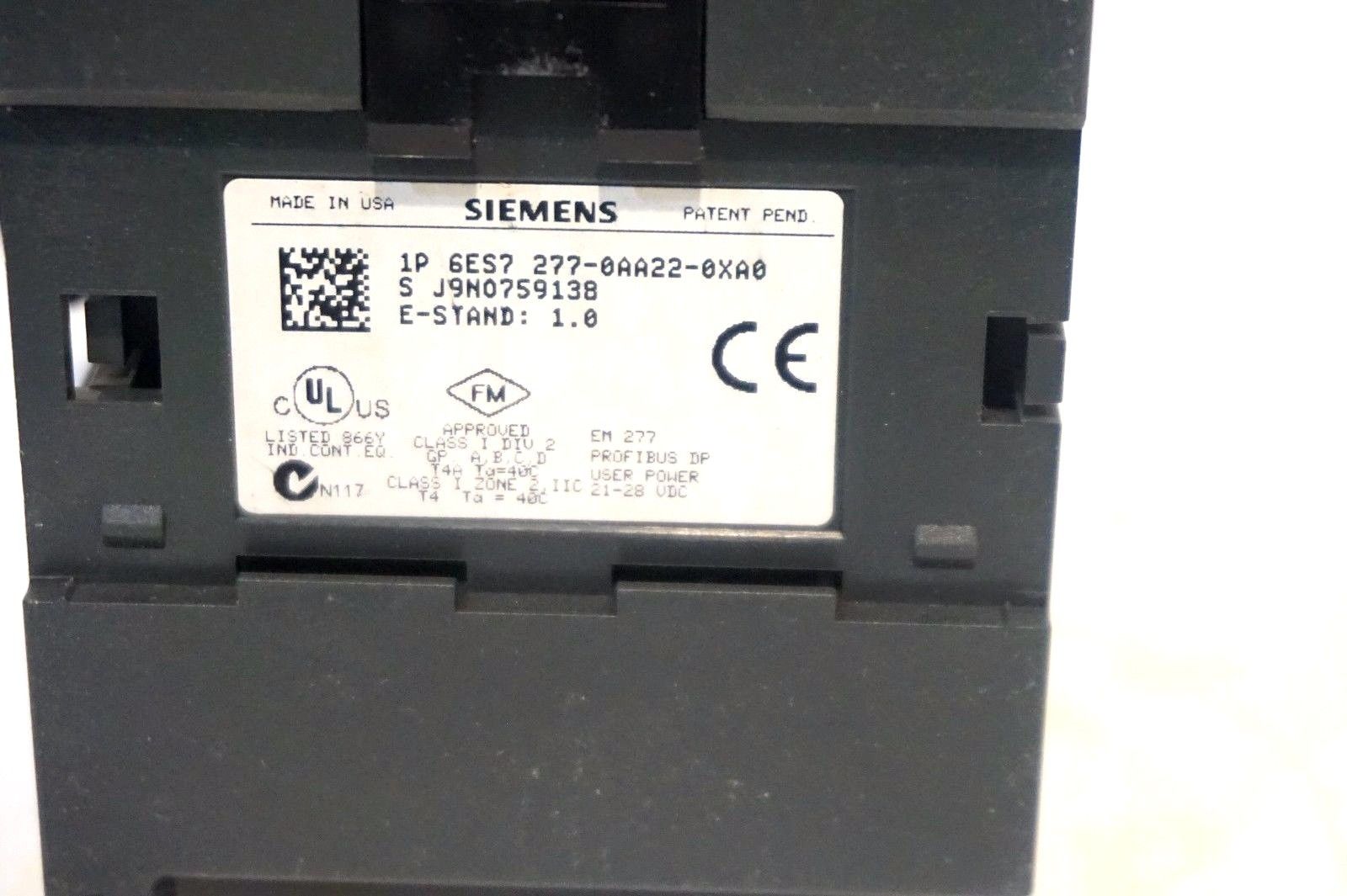 Occasion Siemens 6ES7-277-0AA22-0XA0 Slave Module 6ES72770AA220XA0 