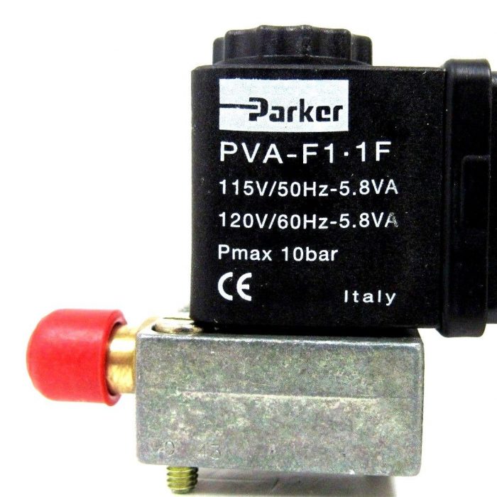 Parker PVA-F1 1F 10 Bar Solenoid Valve 115V/50Hz 8VA New Lot of 2 