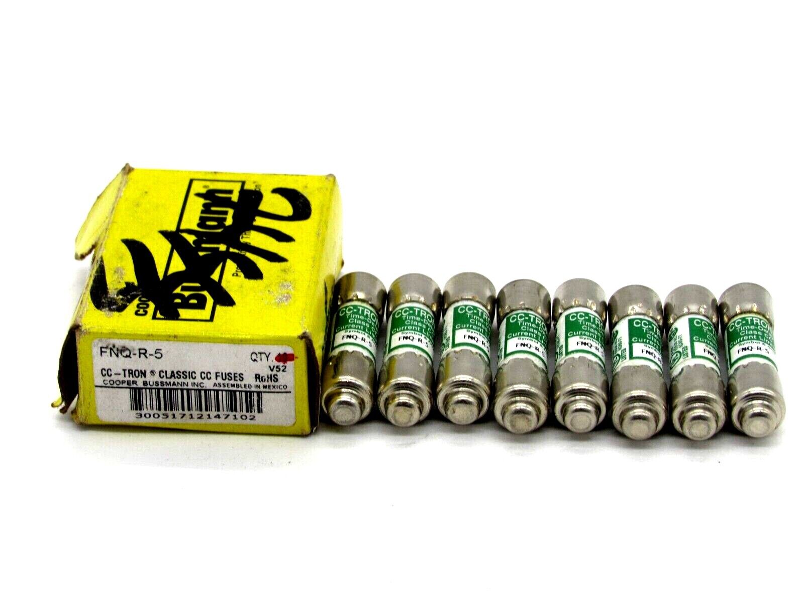 NEW LOT OF COOPER BUSSMANN FNQ-R-5 FUSES FNQR5 – SB Industrial Supply,  Inc.