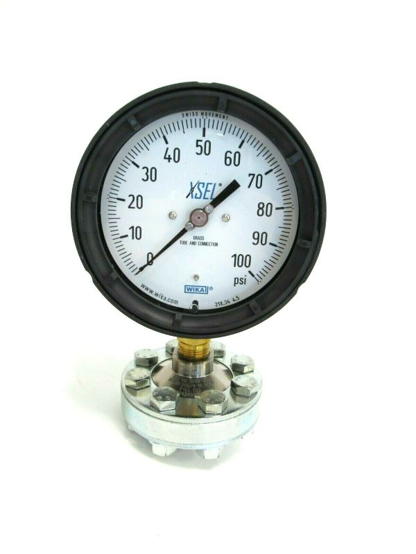 Details about   NEW WIKA 9834362-0016 PRESSURE GAUGE 100PSI 1/2" 98343620016 