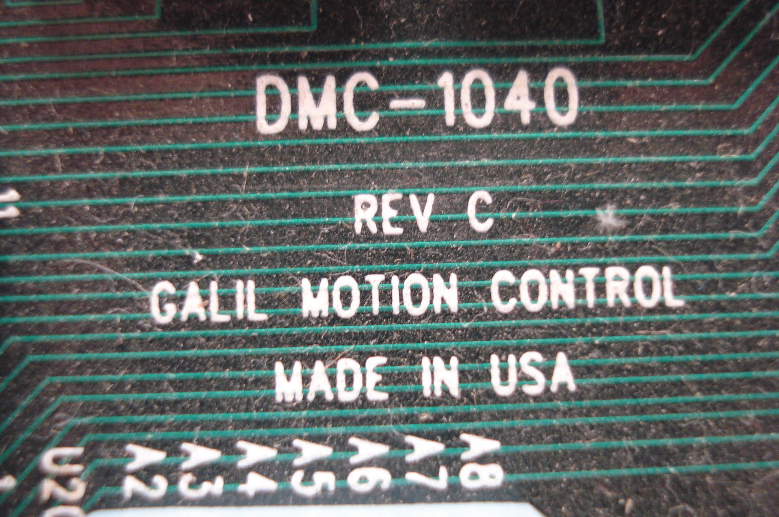 Motion Control Board REV C Surplus New Galil Motion Control DMC-1040 