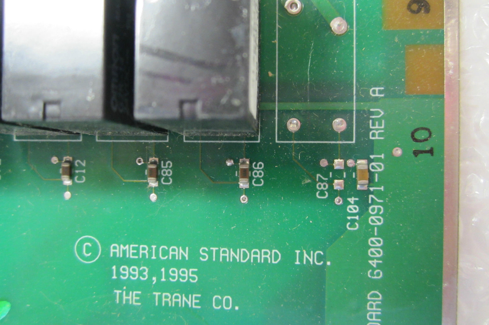 TRANE Circuit Board 6400-0971-01 REV A 